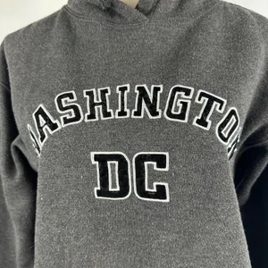 Washington DC Hooded Sweatshirt Hoodie Gray Women Medium "Designed‎ in USA" thumbnail 2