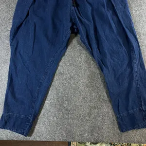 Anthropologie Pilcro Indigo Blue Linen Blend Drawstring Jogger Pants XS Boho thumbnail 9