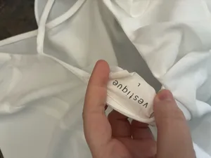 Vestique White Ruffle Top thumbnail 3