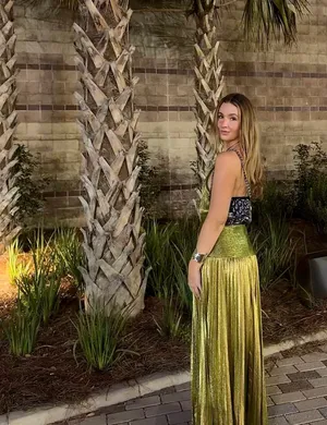 Green Silk Dress Hello Molly thumbnail 2