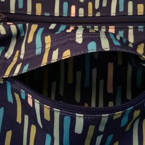Vera Bradley backpack blue, turquoise and green. thumbnail 5