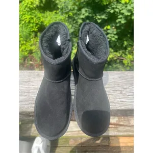 KOOLABURRA Leather Suede Black Booties Sz 5 NWOB thumbnail 6