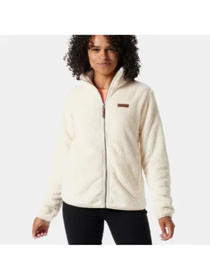 Columbia Fireside Sherpa Fleece Jacket in chalk cream S thumbnail 4