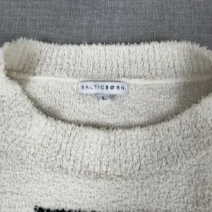 BALTICBORN‎ Sweater Womens L White Polyester Pullover Crew Neck Chunky-Knit thumbnail 2