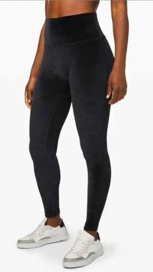 Lululemon Wunder Lounge High-Rise Tight 28” Velvet thumbnail 1