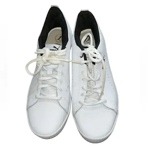 Puma White Lace up Sneakers(Size 8W) thumbnail 2