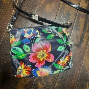Kate Spade colorful floral roses small crossbody purse thumbnail 3