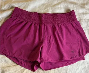 MPG Fuchsia Athletic Shorts Pink Size L thumbnail 1