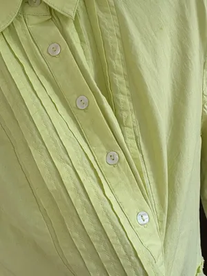 EUC Free People Billie Tiered Mini Shirt Dress Citrus Generous XS thumbnail 7