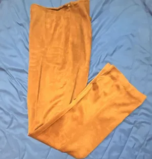 Vintage Boho Faux Suede Jacket and Trouser Pant 2-Piece Suit Set thumbnail 14