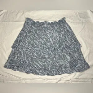 Petal + Pup Blue and White Floral Luda Layered Skirt 10 thumbnail 2