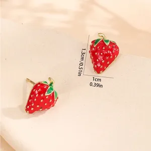 Strawberry Earrings Red thumbnail 5