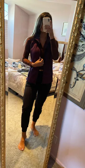 Plum Outwear Vest Size XS thumbnail 2