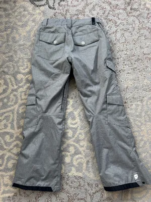 Orage Women’s Prime 10 Waterproof Insulated Ski Snowboard Pants Gray Cargo Small thumbnail 6