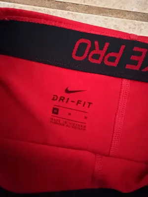 Nike Pro Dri-FIT Red Compression Shorts thumbnail 2