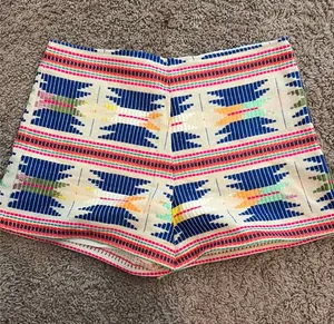 En Crême High waisted colorful shorts thumbnail 1