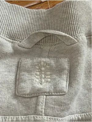 Free People Movement Intercept Romper in Heather Grey Fleece Cotton Lounge Sz M thumbnail 7