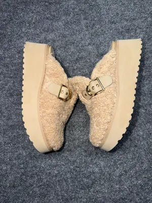 Dolce Vita Lelani Plush Clogs Tan Size 7.5 thumbnail 5