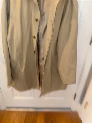 Old Navy Men’s XXL Tan Water Resistant Tech Car Coat Trench Jacket thumbnail 5