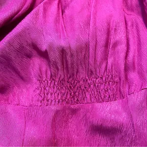 Vrg Grl All The Way Bias Cut Flowy Short Sleeve Mini Dress Pink Size 6 Glam thumbnail 6