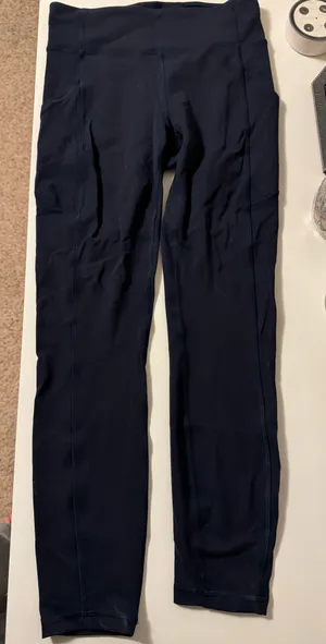 Navy Blue Lululemon Align pocket leggings 25” thumbnail 1