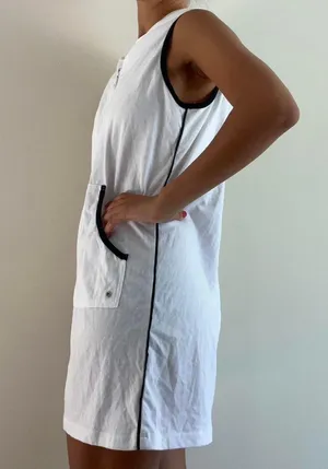 Jantzen White Terrycloth Dress thumbnail 4