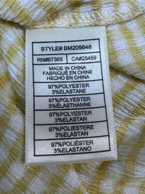 BB dakota By steve madden gingham To Me top in sushine mwr size medium thumbnail 5