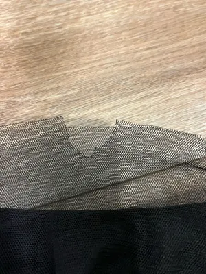 Black Lace-Up Tulle Mini Skirt with Utility Flap Details thumbnail 4