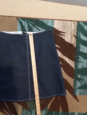 J Crew Fairfax Skirt In Denim Mini Skirt Cotton Rodeo Coastal Western Womens 4 thumbnail 10