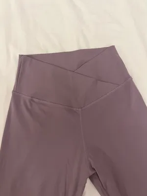 Amazon Pink Crossover Flare Leggings thumbnail 5