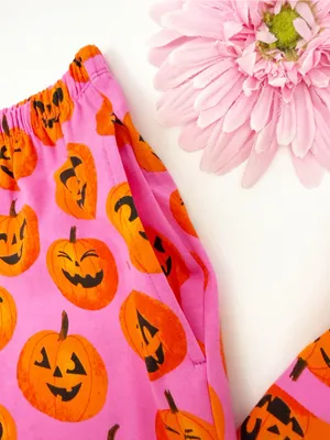 BedHead PJs Jolly Jack-O-Lantern Long Sleeve Classic Stretch Jersey Pajama Set thumbnail 13
