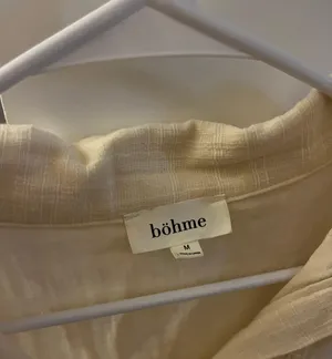 Cream Linen Top thumbnail 4