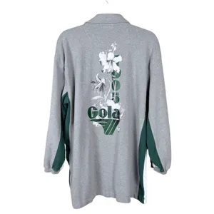 Gola x Anthropologie Team Jersey Mini Dress Size XS Gray Rugby Sporty Oversized thumbnail 3