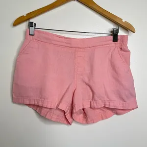 Old Navy Linen Blend Casual Pull On Shorts women’s size small 2.5” inseam Pastel thumbnail 1