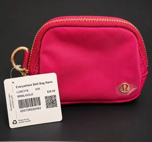 Lululemon Everywhere Belt Bag Nano Berry Rumble Gold NWT thumbnail 1