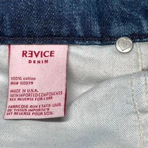 Revice Denim Matchmaker Patchwork Love At First Sight Jeans Womens Size 25 thumbnail 9