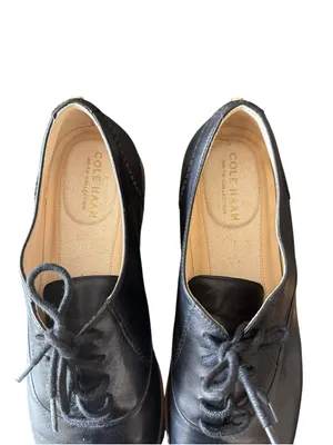 Cole Haan - Go-To Arden Black Leather Oxford Flats Women’s Sz 7B thumbnail 4