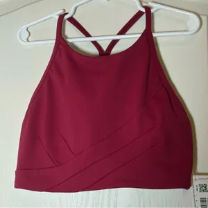 Lululemon Flow Y Wrap-Front High-Neck Bra *Light Support, B/C Cup. NWT SIZE 4 thumbnail 1