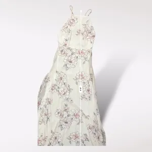 Lulus‎ Blooms For You Pale Blush Floral Print Maxi Dress Size S Boho Spring thumbnail 5