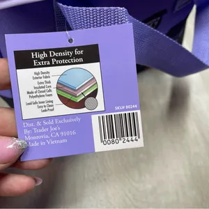 NEW Mini Trader Joe's Purple Insulated Bag Lunch Box with Tags thumbnail 6