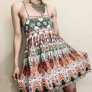 NEW Zara Colorful Patterned Mini Dress thumbnail 1