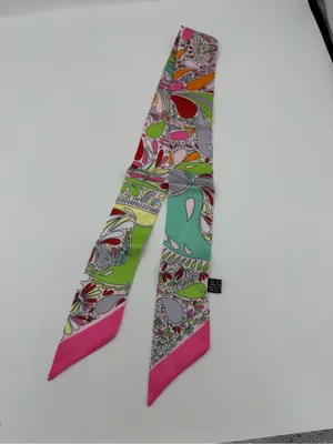 Arrival lady paisley printed small scarf for bag or neck thumbnail 2