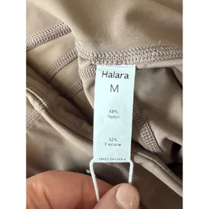 Halara Brown High Waisted Biker Shorts with Pockets Womens Size Medium NWT OG5UC thumbnail 5