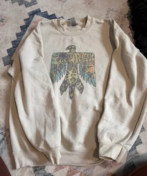 Gildan Roam free western crewneck thumbnail 1
