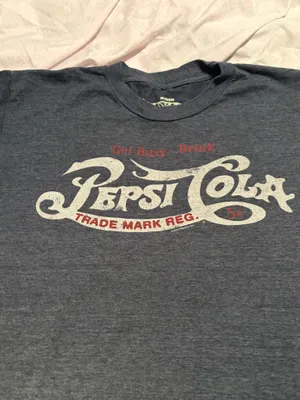 Pepsi cola blue tshirt  thumbnail 6