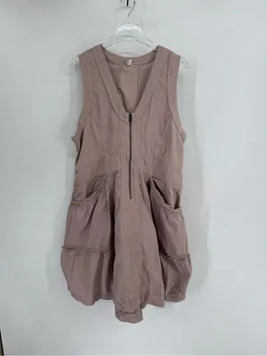 DAILY PRACTICE BY ANTHROPOLOGIE Trek Utility Mini Dress size large thumbnail 4