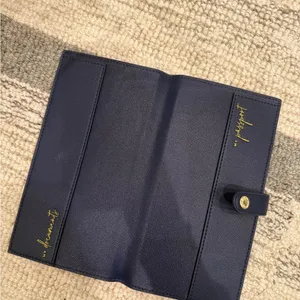 Katie Loxton Yay For Vacay Travel Wallet Navy Passport Organizer NWOT Slim thumbnail 3