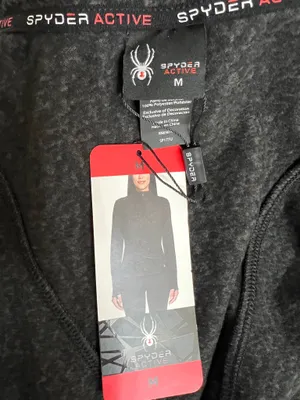Spyder Active  charcoal half-zip size M thumbnail 6