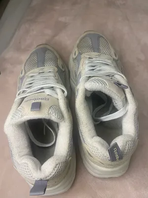 Reebok Charge Tennis Shoe Gray White Leather Run women shoes 8.5 thumbnail 6