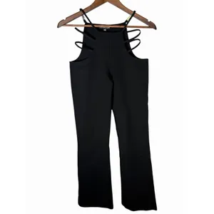 I.AM.GIA Lucid Pants Black Strappy Cutout Flare Y2K Festival XS thumbnail 2